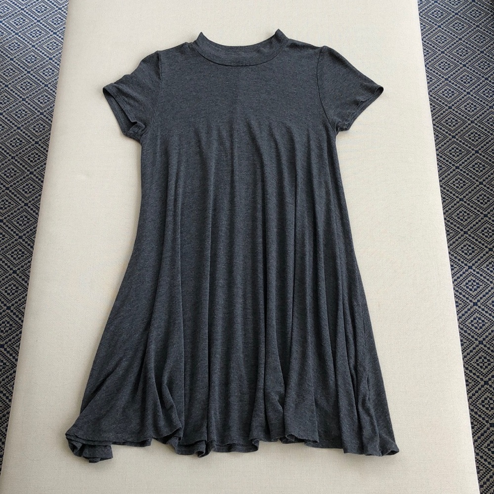 Gray T-shirt Dress